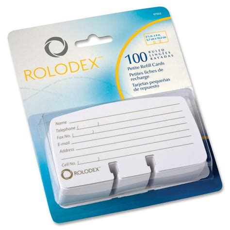 rolodex refills walmart.